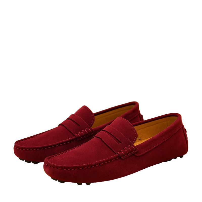 Men's Loafers Casual Driving Moccasins Breathable Oversized Fit Non-Leather Rubber 5
