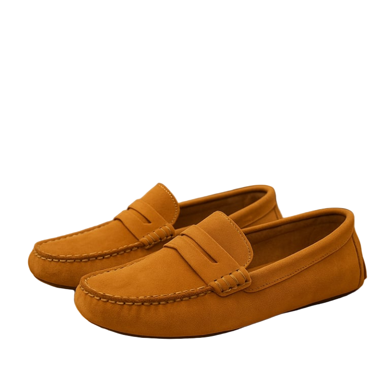 Men's Loafers Casual Driving Moccasins Breathable Oversized Fit Non-Leather Rubber 1