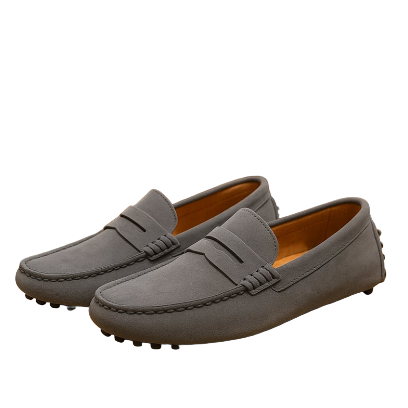 Variant image for Men's Loafers Casual Driving Moccasins Breathable Oversized Fit Non-Leather Rubber-36