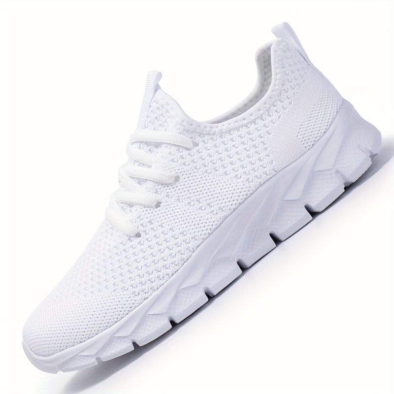Men's Lightweight Running Shoes Breathable Cushioned Comfort Synthetic Mesh 5