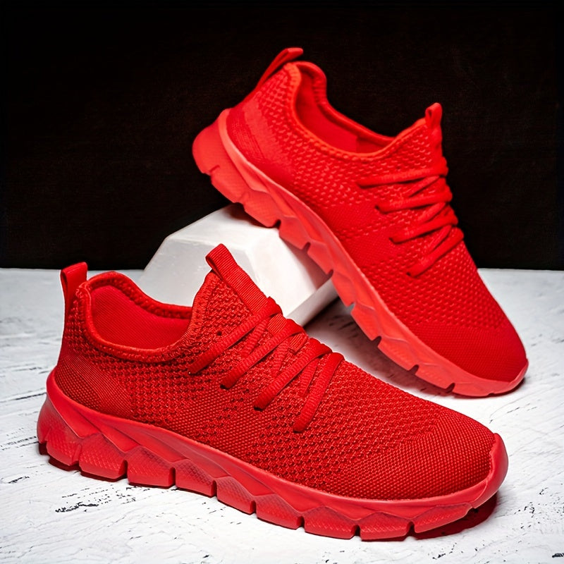 Men's Lightweight Running Shoes Breathable Cushioned Comfort Synthetic Mesh 6