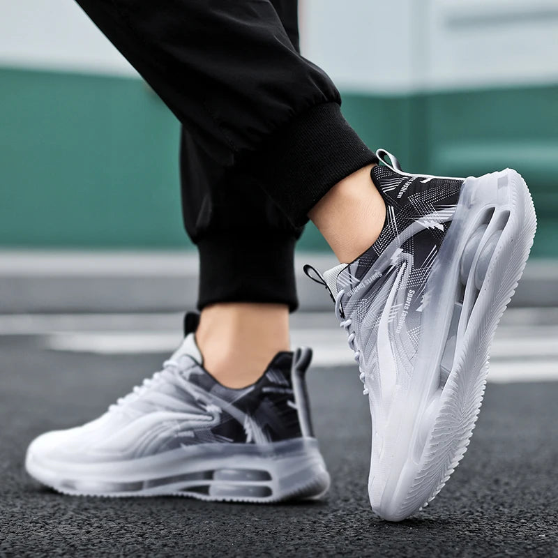 Men's Sneakers Air-Cushioned Lightweight Breathable Non-Slip Casual Shoes 5