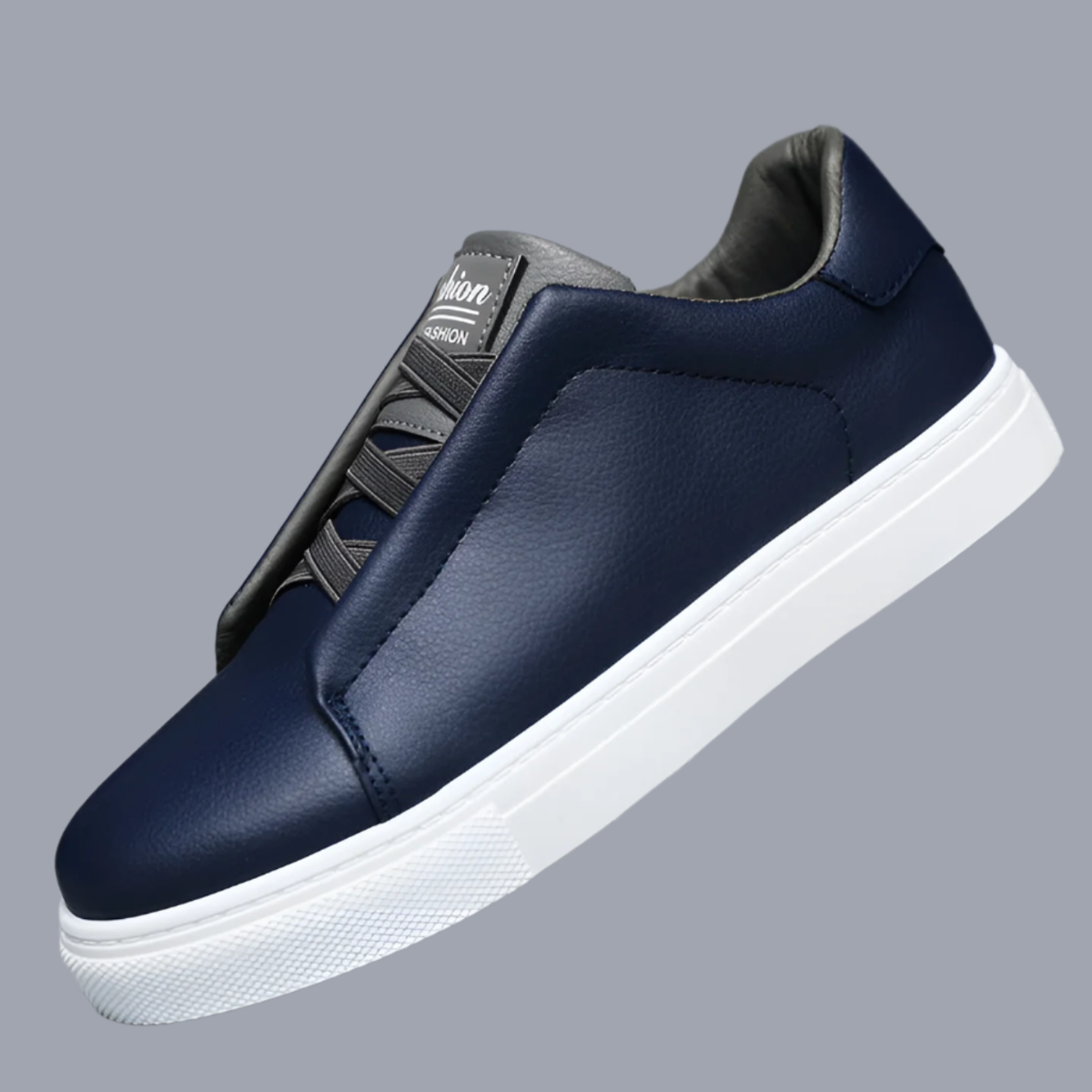Men's Sneakers Classic Leather Casual Comfort PU Leather Lace-Up Round Toe 1